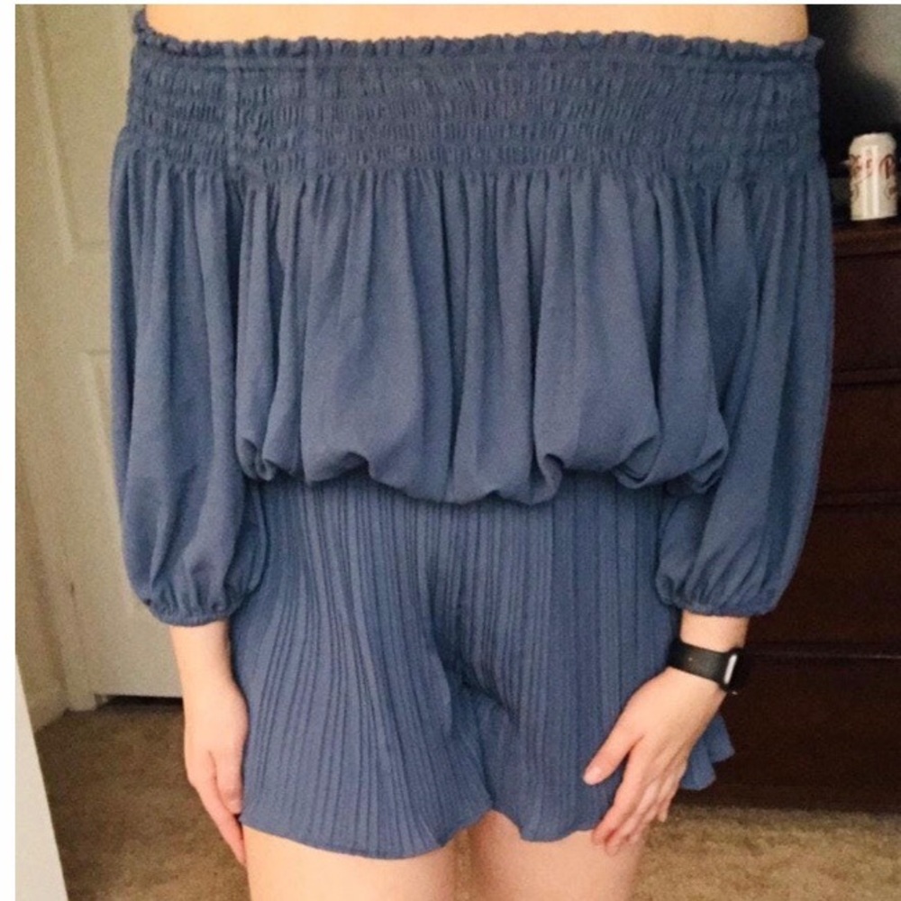 Off the shoulder romper